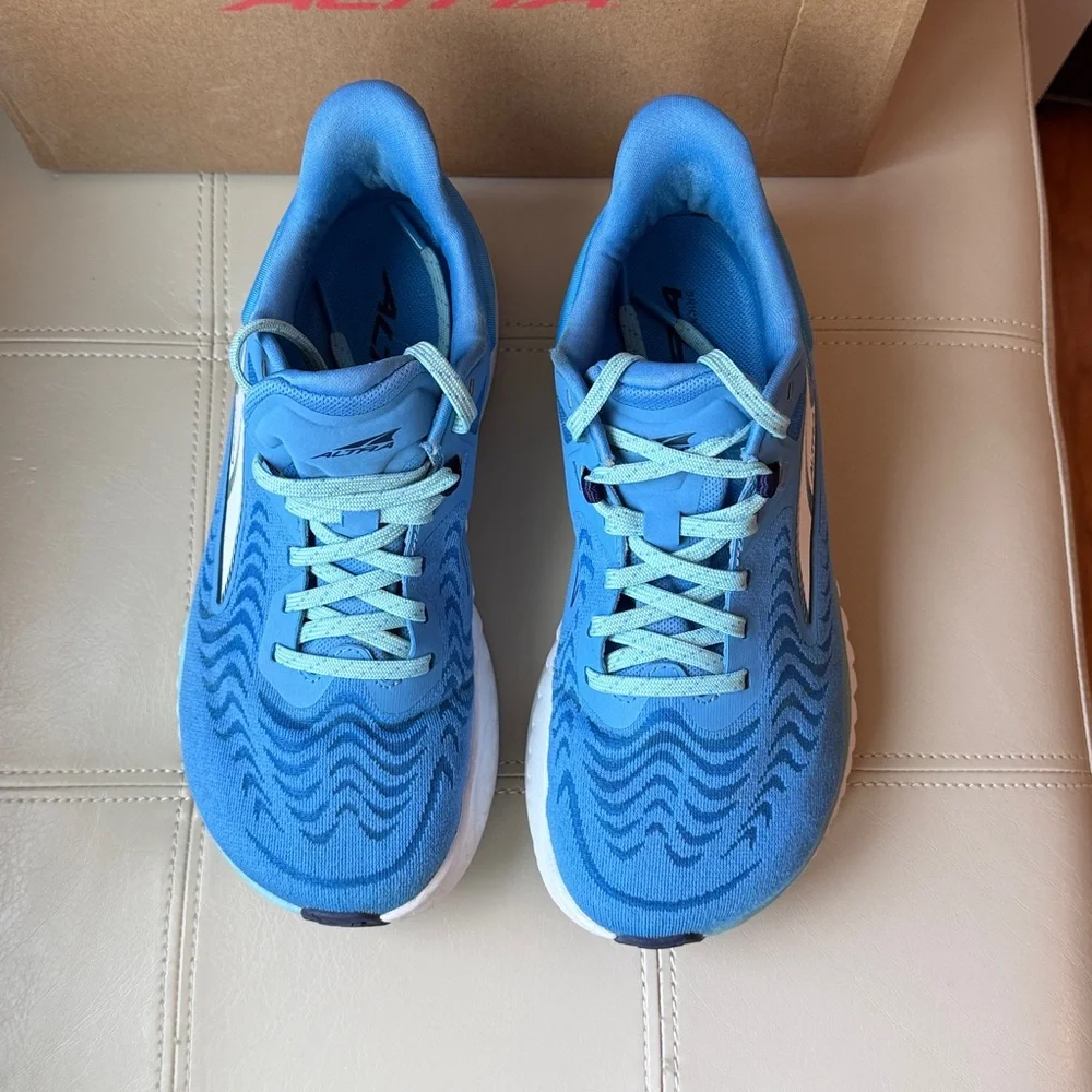 Altra Electric Blue Running Shoes with White Soles